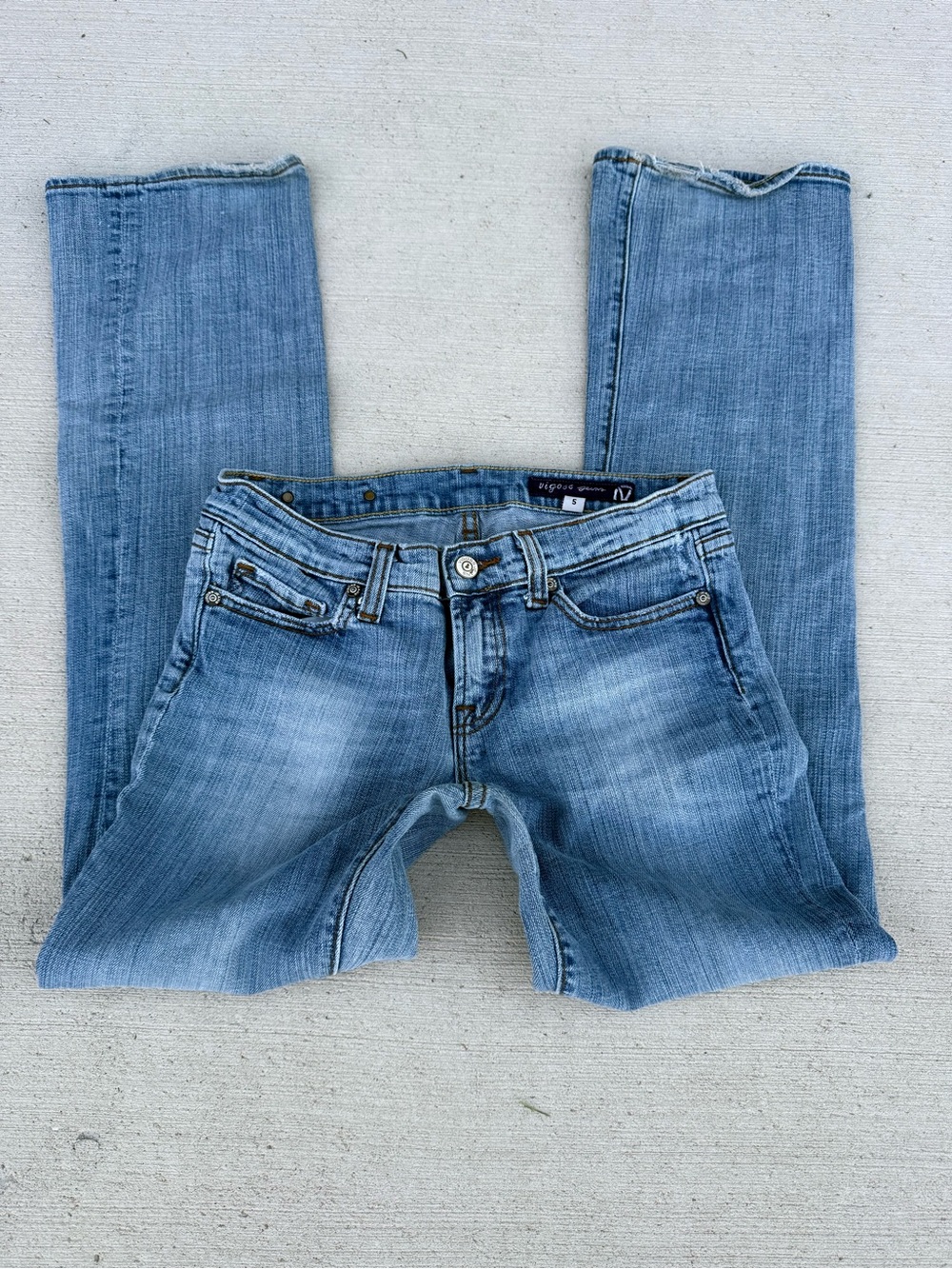 Vintage y2k Vigoss Light Blue Lowrise Bootcut Jeans